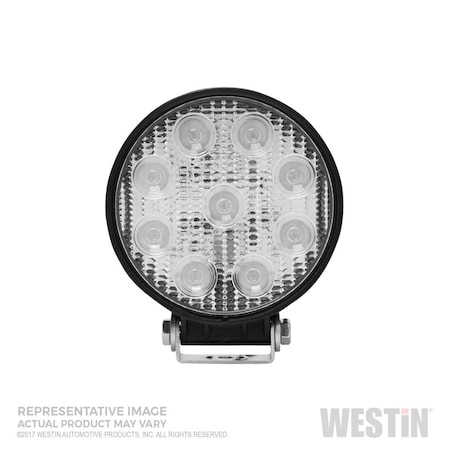 Westin Automotive LED WORK LIGHT ROUND 5IN FLOOD W/3W EPISTAR 09-12006B